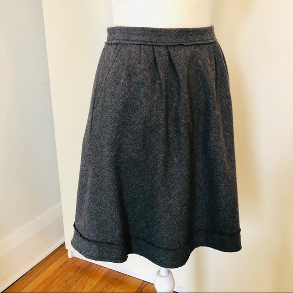 Banana Republic charcoal grey wool skirt - Picture 8 of 8